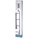 Wieszak na ręczniki łazienkowe uchwyt do wieszania metalowy czarny BATHROOM SOLUTIONS 530844