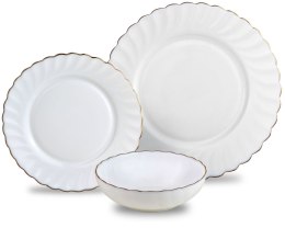 Zastawa stołowa Serwis Komplet talerzy 18 ele. na 6 osób KINGHOFF KH-1921