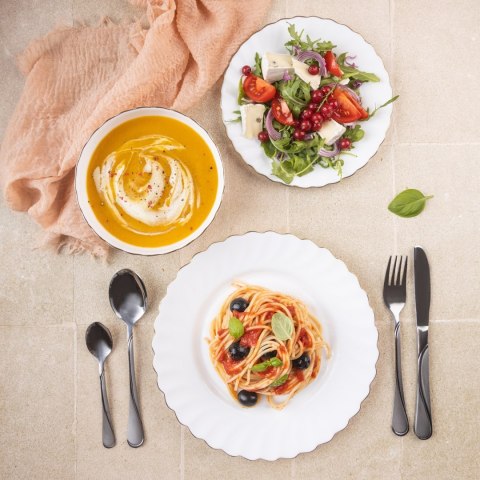 Zastawa stołowa Serwis Komplet talerzy 18 ele. na 6 osób KINGHOFF KH-1921