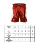 (W) Spodenki bokserskie MASTERS SBOX-MFE czerwone M Pofarbowane