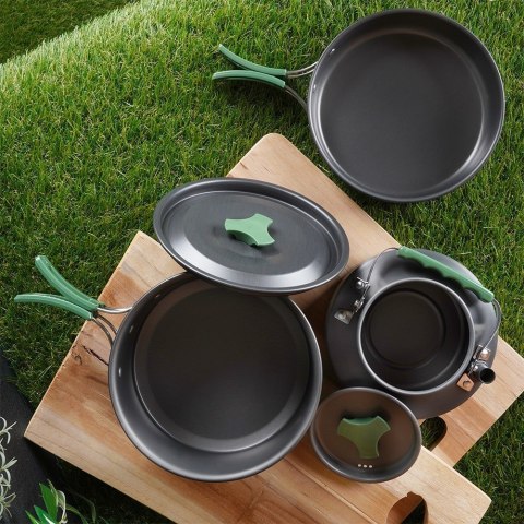 Zestaw naczyń turystycznych naczynia kempingowe turystyczne 750/900ml / 1.65L 3-ele REDCLIFFS 229143