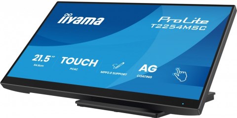 Monitor 21.5 cala T2254MSC-B2AG POJ.10PKT., IPS, POWŁOKA AG, 300cd, FHD, HDMI, DP, 2xUSB, 7H