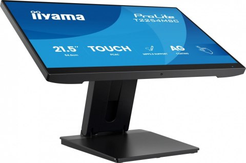 Monitor 21.5 cala T2254MSC-B2AG POJ.10PKT., IPS, POWŁOKA AG, 300cd, FHD, HDMI, DP, 2xUSB, 7H