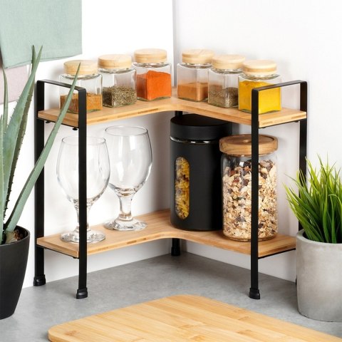 PÓŁKA KUCHENNA NAROŻNA NA PRZYPRAWY AKCESORIA 229203