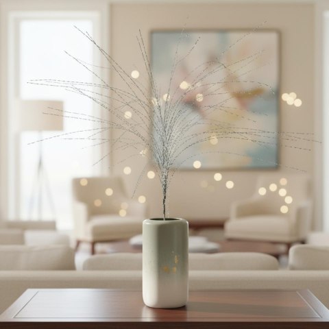 GAŁĄZKA DEKORACYJNA 117CM SREBRNA