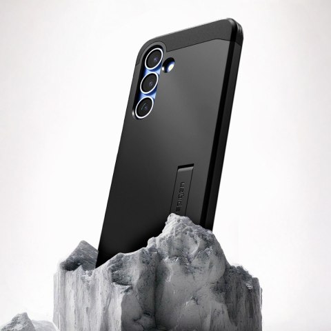 Etui na Samsung Galaxy S25 z podstawką Tough Armor MagSafe - czarne