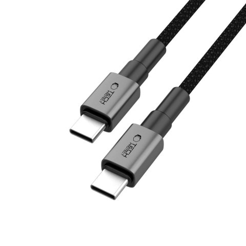 Kabel przewód USB-C PD 100W 5A 300 cm - szary