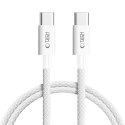 Kabel przewód USB-C PD 60W 3A 100 cm - szary