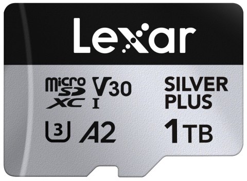Karta pamięci microSD 1TB C10 A2 U3 V30 205/150MB/s Silver Plus