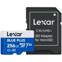 Karta pamięci microSD 256GB C10 A2 U3 V30 170MB/s Blue Plus