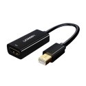 Adapter przejściówka mini DisplayPort - HDMI FHD 1080p - czarny