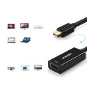 Adapter przejściówka mini DisplayPort - HDMI FHD 1080p - czarny