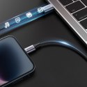 Kabel przewód Lightning - USB-C MFi 1.5 m - szary