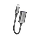Adapter przejściówka USB-C - USB-A - szary