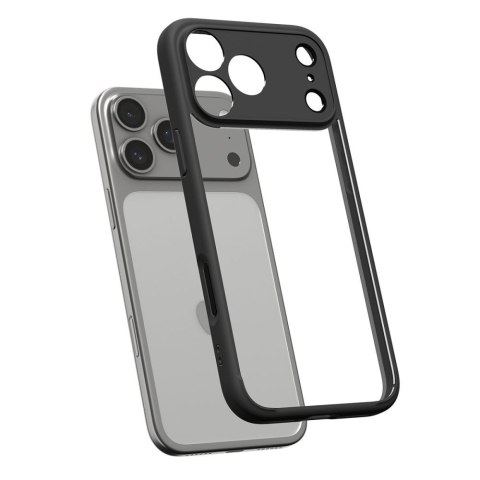 Etui case plecki na iPhone 17 Pro Ultra Hybrid - czarny mat