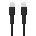 Kabel przewód USB-C 65W 1m - czarny