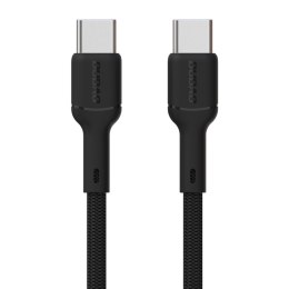 Kabel przewód USB-C 65W 1m - czarny