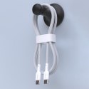 Kabel przewód USB-C 65W 2m - biały
