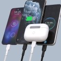 Kabel przewód USB-C - iPhone Lightning 30W 1m - biały