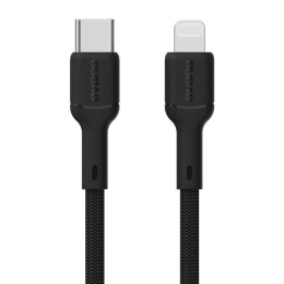 Kabel przewód USB-C - iPhone Lightning 30W 1m - czarny