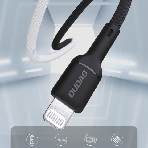 Kabel przewód USB-C - iPhone Lightning 30W 1m - czarny