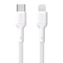 Kabel przewód USB-C - iPhone Lightning 30W 2m - biały