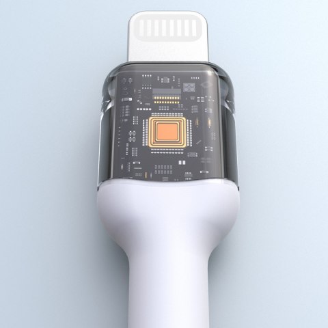 Kabel przewód USB-C - iPhone Lightning 30W 2m - biały