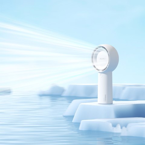 Mini wiatrak wentylator przenośny USB-C 4000mAh - biały