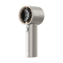 Mini wiatrak wentylator przenośny metalowy USB-C 5000mAh - jasnobrązowy