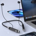 Słuchawki bezprzewodowe U5 Max Bluetooth z pałąkiem na szyję - czarne