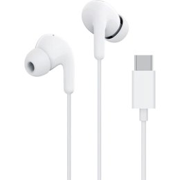 Słuchawki przewodowe douszne z pilotem Xiaomi BHR8931GL USB-C - białe