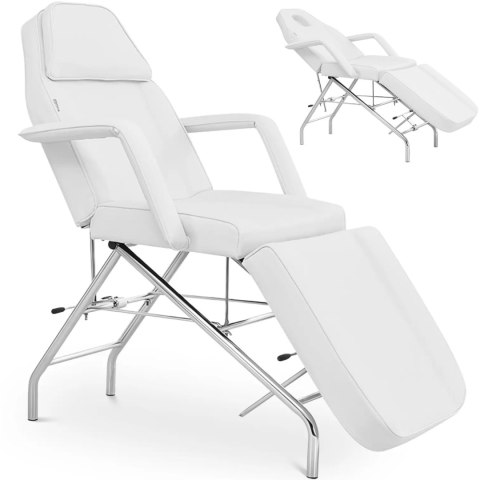 Fotel kosmetyczny do masażu tatuażu SPA MATERA - biały