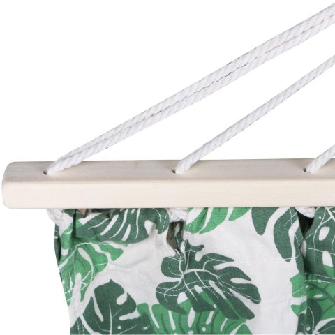 HAMAK OGRODOWY 2 OSOBOWY 200X150CM Z DRĄŻKIEM I Z FRĘDZLAMI MIAMI NATURA JUNGLE