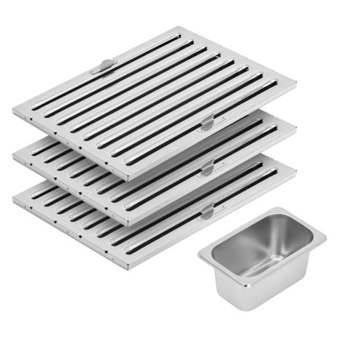 Okap pochłaniacz gastronomiczny z silnikiem oświetleniem STAL 140 cm 1500m3/h 250 W