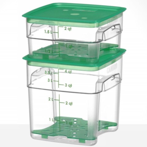 Pojemnik na żywność CamSquares Fresh Pro 3.8 l 191x191x183 mm