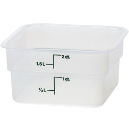 Pojemnik spożywczy CamSquare 1.9 l 185x185x100 mm - transparentny