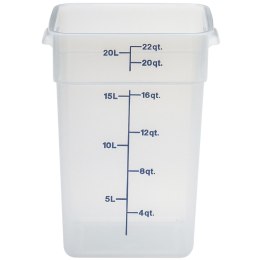 Pojemnik spożywczy CamSquare 20.8 l 256x310x400 mm - transparentny