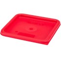 Pokrywka do pojemnika CamSquare 5.7/7.6 l 227x227 mm - czerwona