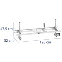 Trak do piły spalinowej pilarek do 122 cm / 48'' przenośny szer. 112 cm