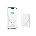 Powerbank 5000mAh z MagSafe USB-C 15W z kablem USB-C - biały
