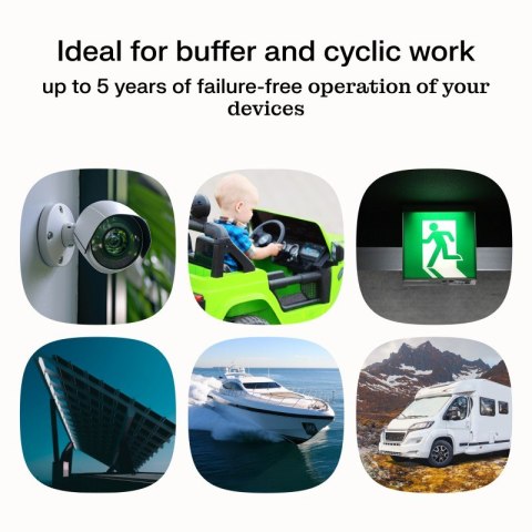 Akumulator AGM VRLA 12V 90Ah IP54