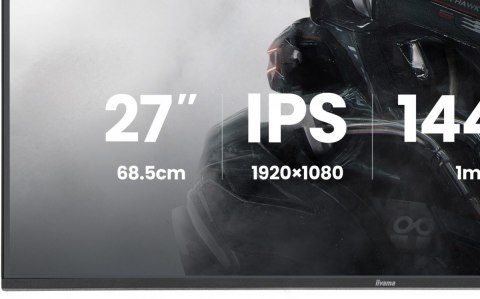 Monitor 27 cali GB2741HSU-B1 IPS,FHD,144Hz,1ms,2xUSB,350cd,HDMI,DP, HAS (150) PIVOT