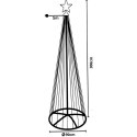 CHOINKA DEKORACYJNA 550LED CIEPŁY BIAŁY 300CM BLACK