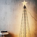CHOINKA DEKORACYJNA 550LED CIEPŁY BIAŁY 300CM BLACK