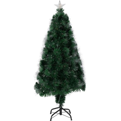 CHOINKA DEKORACYJNA ŚWIATŁOWODOWA CIEPŁY BIAŁY 60CM