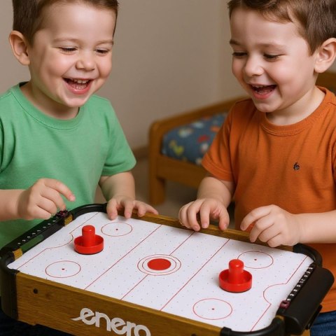 GRA CYMBERGAJ AIR HOCKEY NA STÓŁ 51x31x10CM WOODEN ENERO