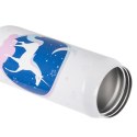 Kubek termiczny PUSZKA ze słomką ustnikiem do szkoły UNICORN 500 ml ORION 124824