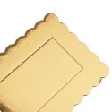 Podkład pod tort ciasto złoty prostokątny 33x12 cm gruby sztywny ORION 871415