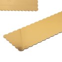 Podkład pod tort ciasto złoty prostokątny 33x12 cm gruby sztywny ORION 871415