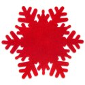 Podstawki podkładki pod kubek kubki filcowe czerwone 13.5cm 6 sztuk ORION 710829